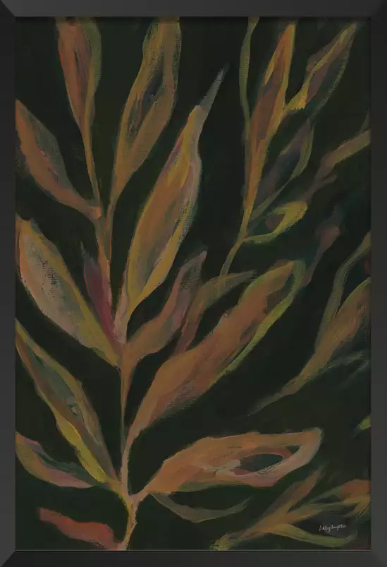 Floral bloom - affiche plante verte