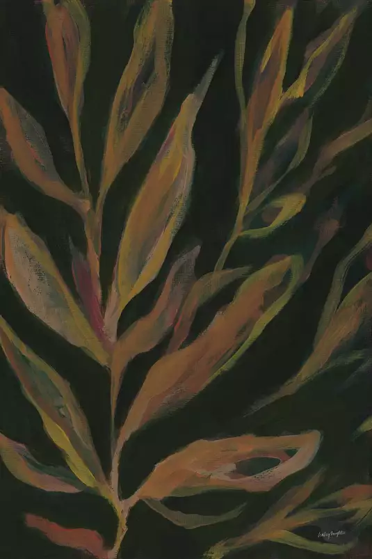 Floral bloom - affiche plante verte