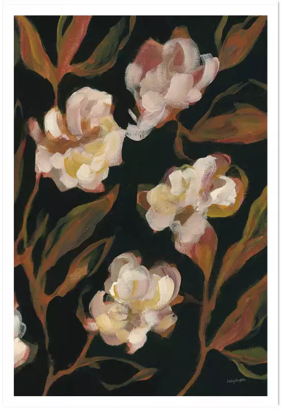 Floral rêverie - affiche de fleurs