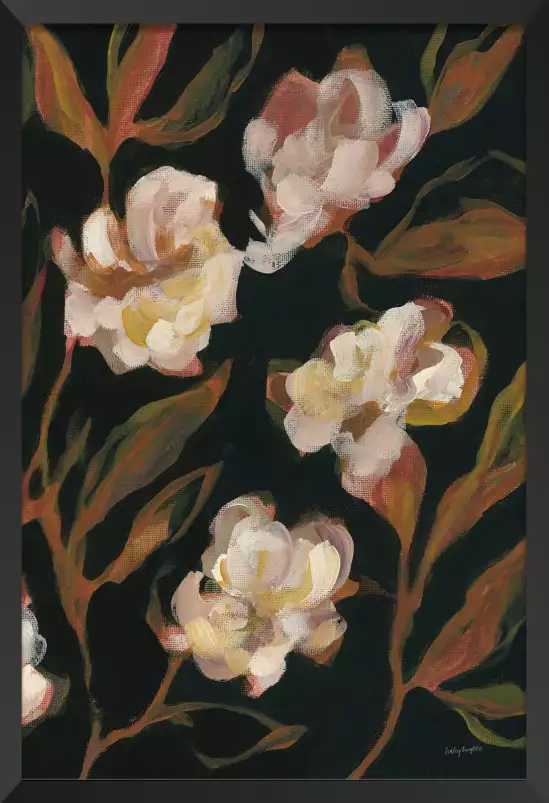 Floral rêverie - affiche de fleurs