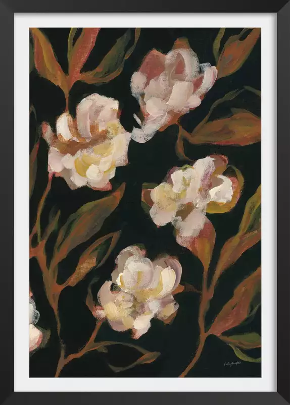 Floral rêverie - affiche de fleurs