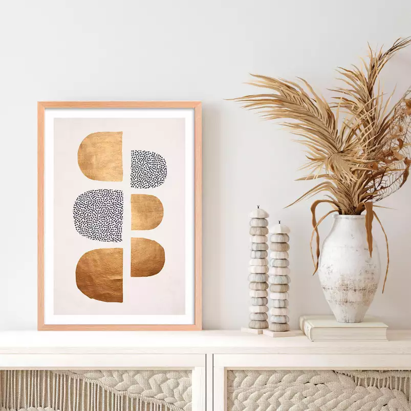 Bauhaus Glitter - poster minimaliste