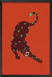 Chat en colère - poster animaux