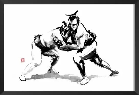 Sumo - tableau japonais