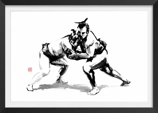 Sumo - tableau japonais