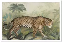 Guépard en route - tableau jungle Guépard en route - tableau jungle