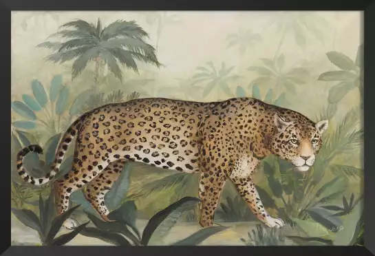 Guépard en route - tableau jungle
