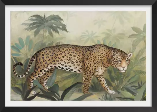 Guépard en route - tableau jungle