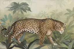 Guépard en route - tableau jungle Guépard en route - tableau jungle