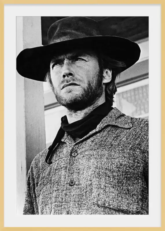 Affiche Ou Toile Clint Eastwood - Style Abstrait, Toile Canvas, Création 2000+ - Neuf Sous Tube