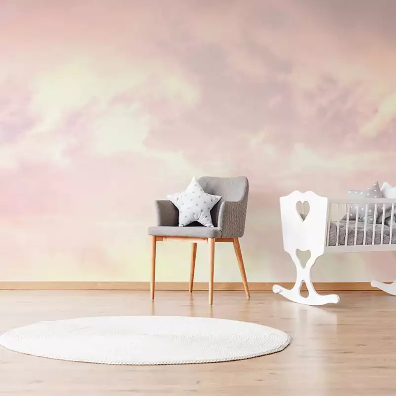 Ciel poudré - decor mural paysage