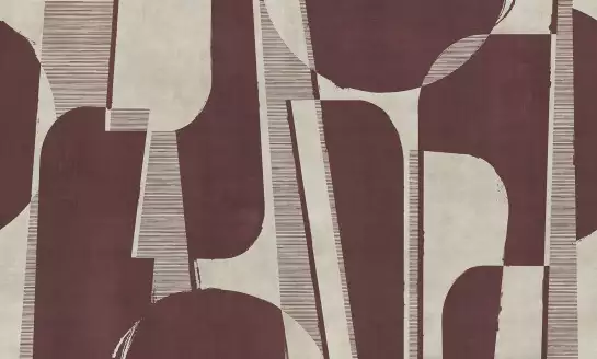 Modulo burgundy - papier peint pour chambre coloré design