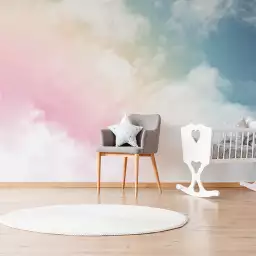 Ciel en éclats - tapisserie panoramique