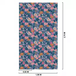 Adèle bloom - tapisserie panoramique fleurs