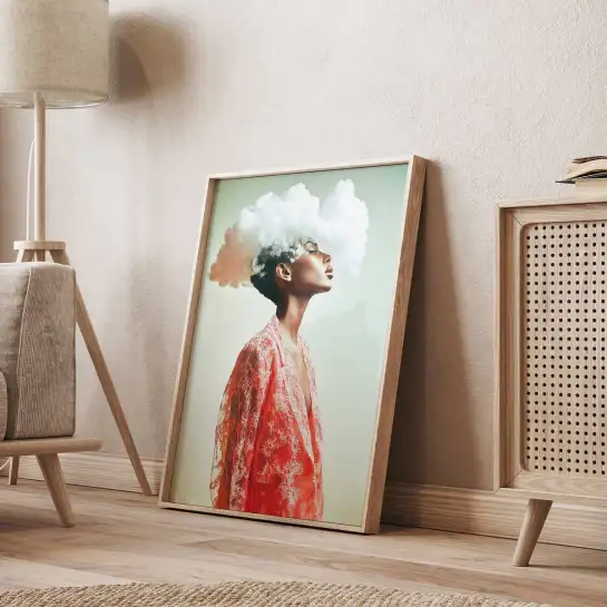 Tableau femme moderne Lost Dreams Ginger - tableau design contemporain
