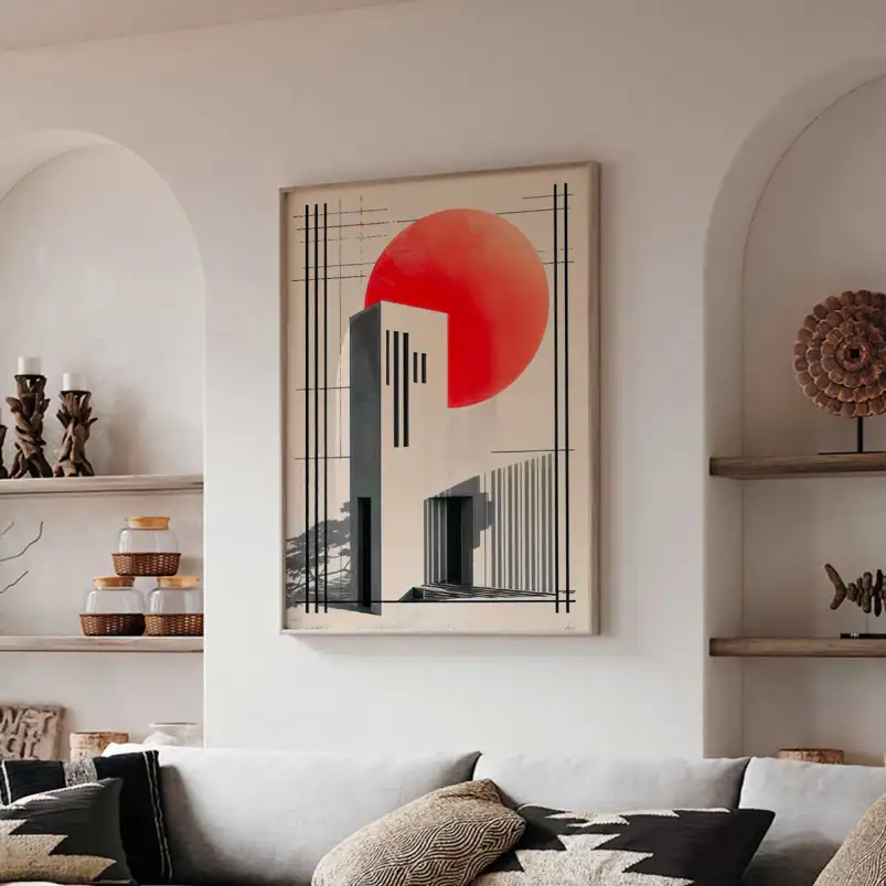 Tableau solaire Solar Design - affiche architecture