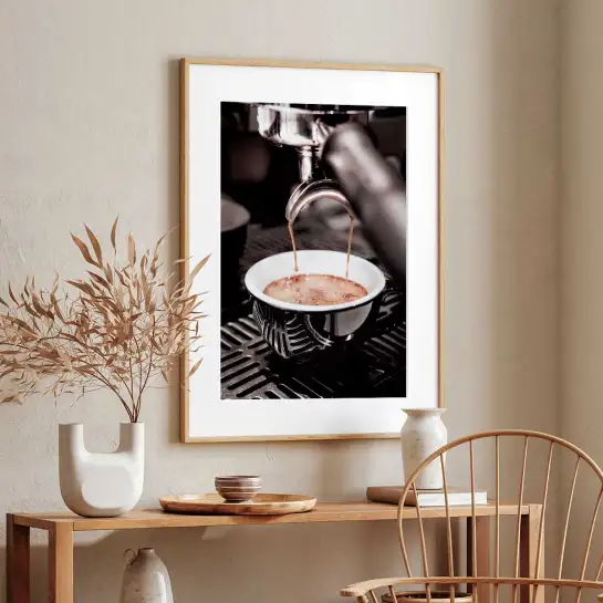 Affiche cuisine Barista café - affiche de cuisine