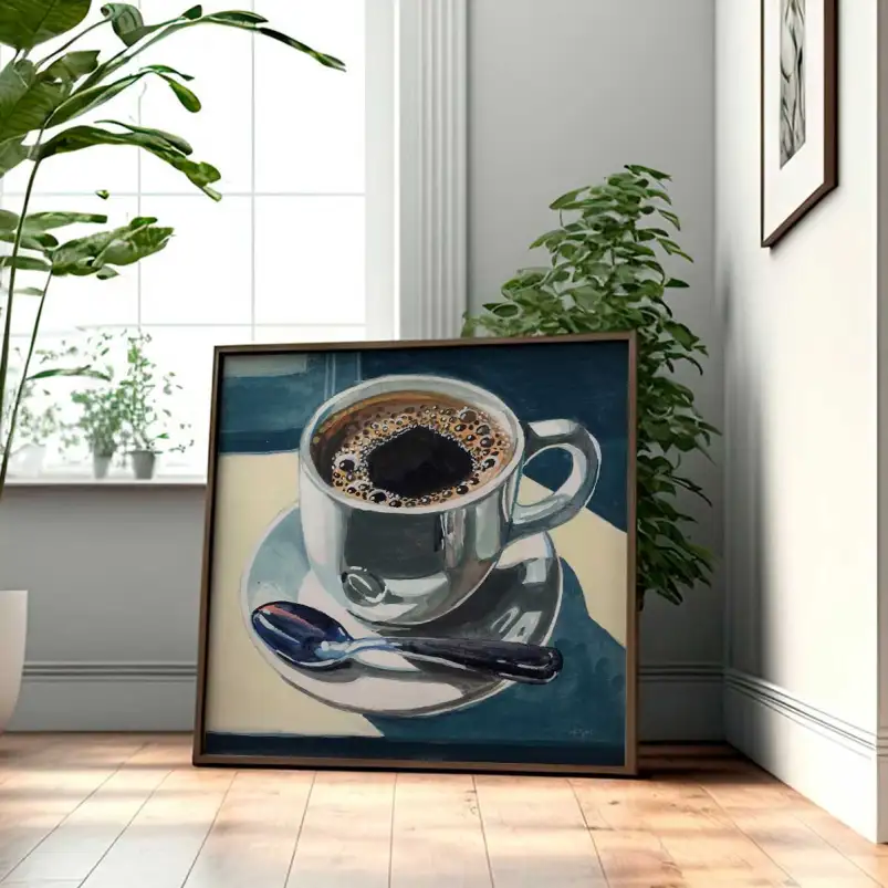 Affiche café crème - affiche café
