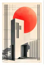 Tableau solaire Solar Design - affiche architecture