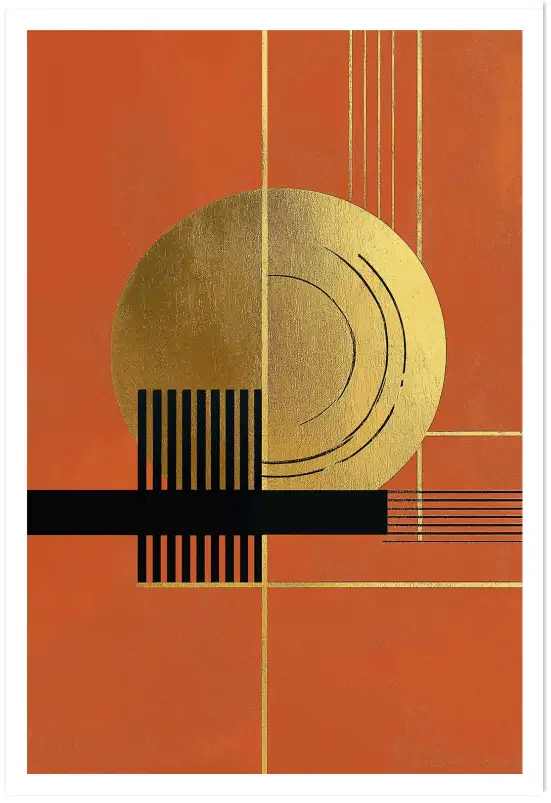 Tableau terre Terra Golden II - deco murale design