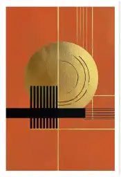 Tableau terre Terra Golden II - deco murale design