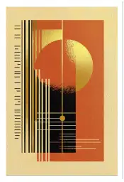 Tableau terre Terra Golden III - deco murale design