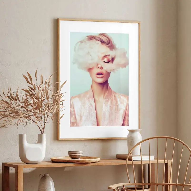 Portrait féminin moderne Lost Dreams Marilyn - tableau design contemporain