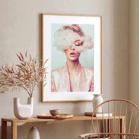 Portrait féminin moderne Lost Dreams Marilyn - tableau design contemporain