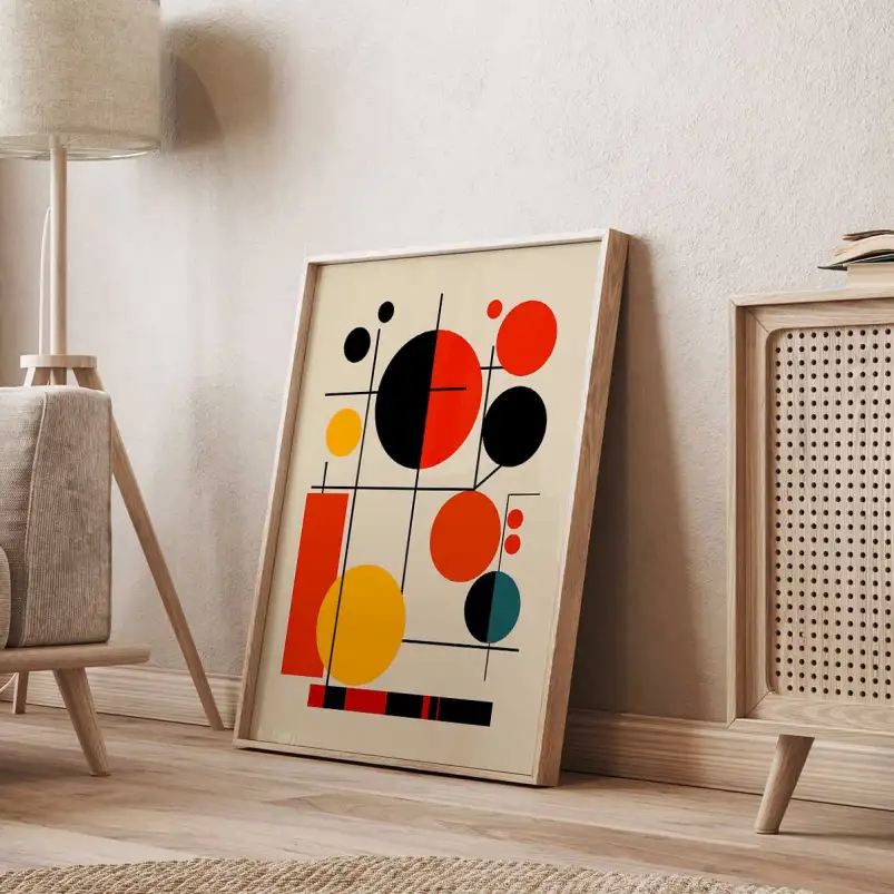 Tableau Composition Colorée - tableau art géométrique