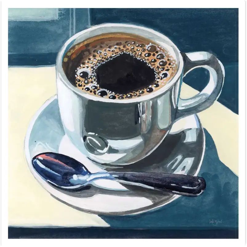 Affiche café crème - affiche café