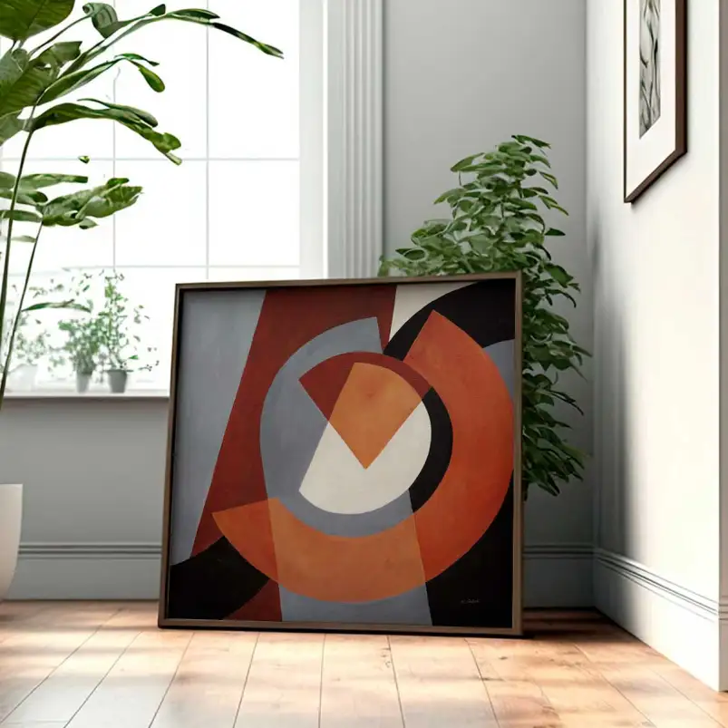 Tableau vintage Destructure - affiche abstrait