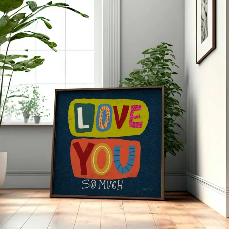 Affiche Love you so much - affiche citation