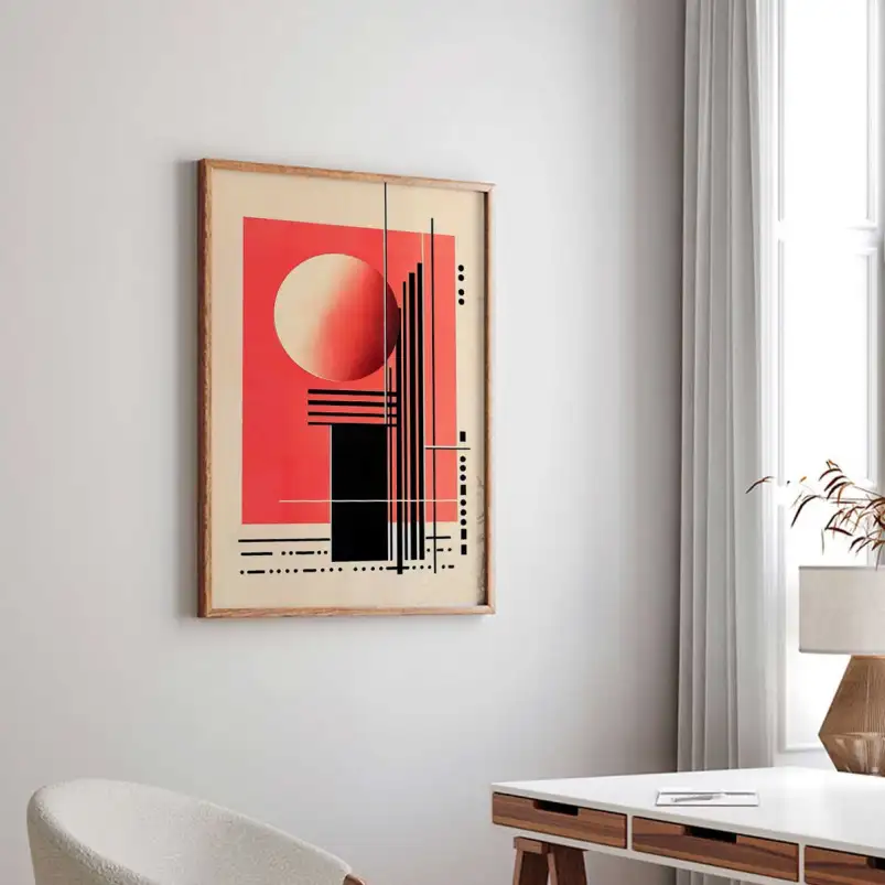 Tableau géométrique Circle of Intensity III - affiche art geometrique