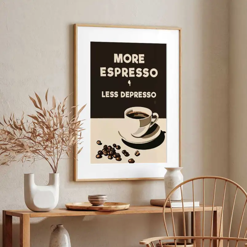 Affiche cuisine More expresso - affiche de cuisine
