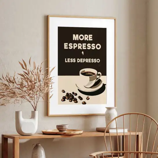 Affiche cuisine More expresso - affiche de cuisine