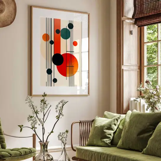 Tableau harmonieux Harmony Shapes II - decoration murale design