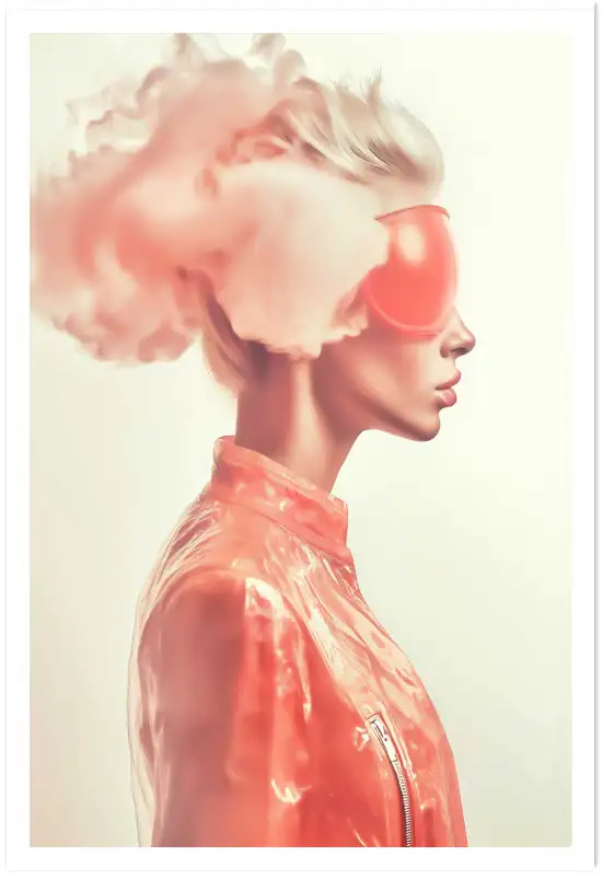 Tableau portrait moderne Lost Dreams Lexi - tableau design contemporain