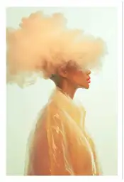 Tableau contemporain femme Lost Dreams Scarlett - tableau design contemporain