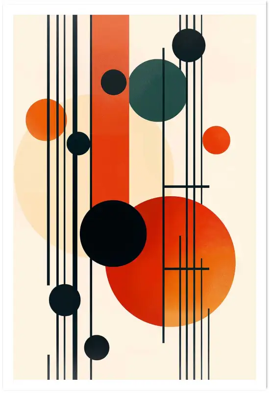 Tableau harmonieux Harmony Shapes II - decoration murale design