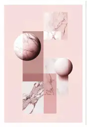 Tableau marbré Marble Fusion V - decoration murale design