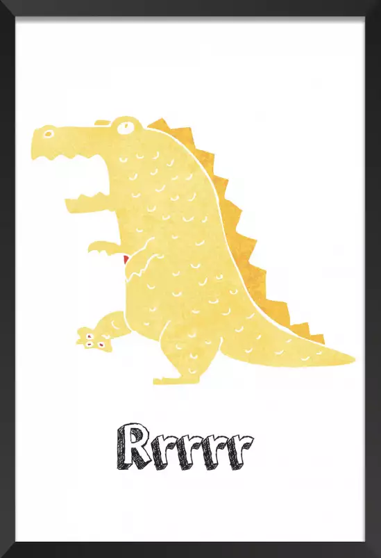 Jurassic rrrr - poster enfant