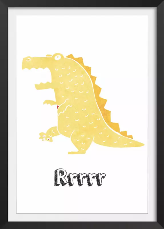 Jurassic rrrr - poster enfant