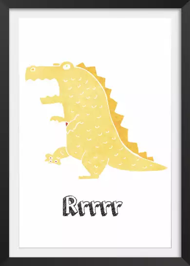 Jurassic rrrr - poster enfant