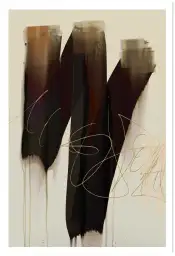 Tableau Abstraction Trait Artistique - tableau art géométrique