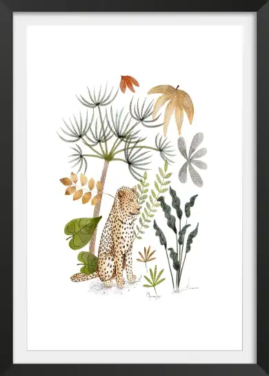 Poster enfant Guépard sage - cadre bebe chambre