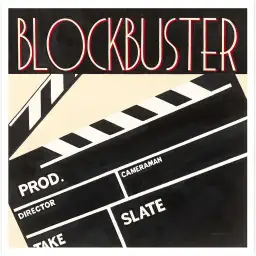 Tableau moderne Blockbuster - affiche cinema vintage