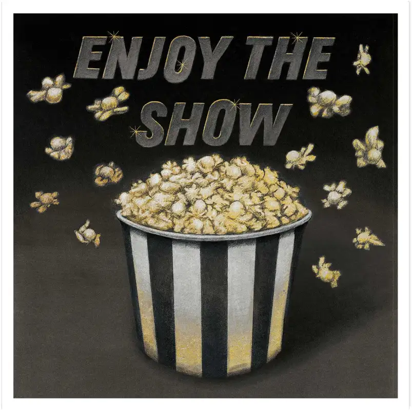 Tableau moderne soirée cinéma - affiche cinema vintage