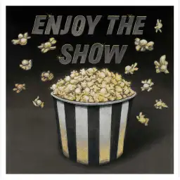 Tableau moderne soirée cinéma - affiche cinema vintage