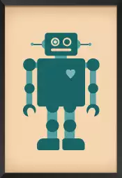 Robot love - tableau chambre garcon