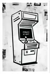 Tableau Retro arcade - affiche enfant